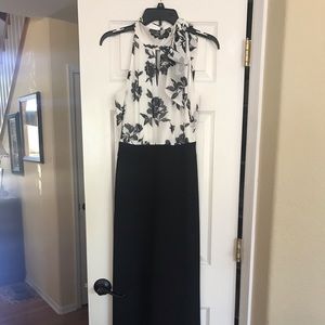 New with tags halter jumpsuit with Tie